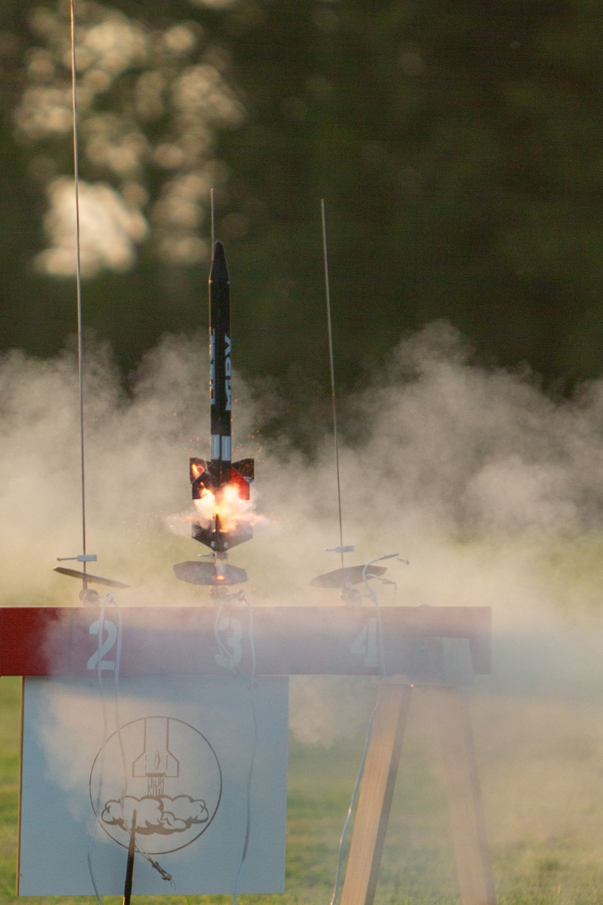 St. Louis Rocketry Association first night launch